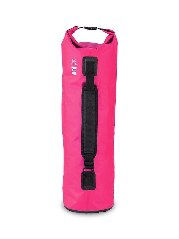 Two Bare Feet 30 Litre Waterproof Dry Bag / Inflatable Bodyboard Carry Bag (Pink)