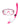 Pro Dive Series Silicone Dry Top Snorkel & Mask Set 1 (Pink)