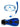 Pro Dive Series Silicone Mask, Dry Top Snorkel & F70 Fins 3 Piece Set 1 (Blue)