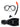 PVC Mask Snorkel & F52 Fins 3pc Set (Black)