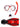 PVC Mask Snorkel & F52 Fins 3pc Set (Red)