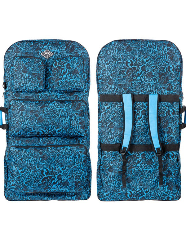 Two Bare Feet 42" Future Print Triple Bodyboard and Bag Bundle (Choice of 33", 37", 42")