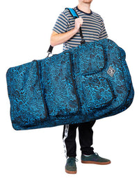 44" Quad Bodyboard Bag (Blue Classic Pattern)