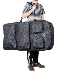 44" Quad Bodyboard Bag (Grey Classic Pattern)