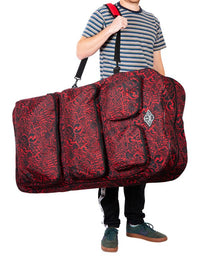 44" Quad Bodyboard Bag (Red Classic Pattern)