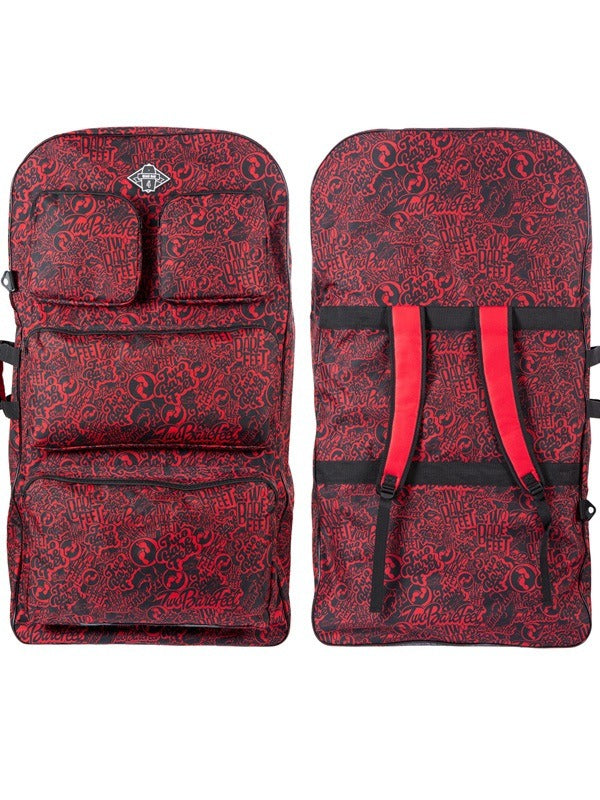 Two Bare Feet Classic Pattern Quad Bodyboard and Bag Bundle (Choice of 33", 37", 41", 42", 44")