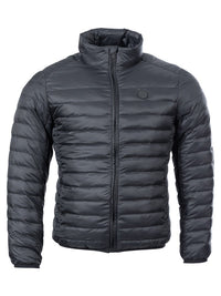 Two Bare Feet Quilted Down Jacket (Black)