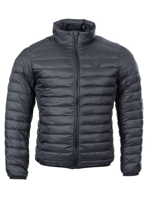 Two Bare Feet Quilted Down Jacket (Black)