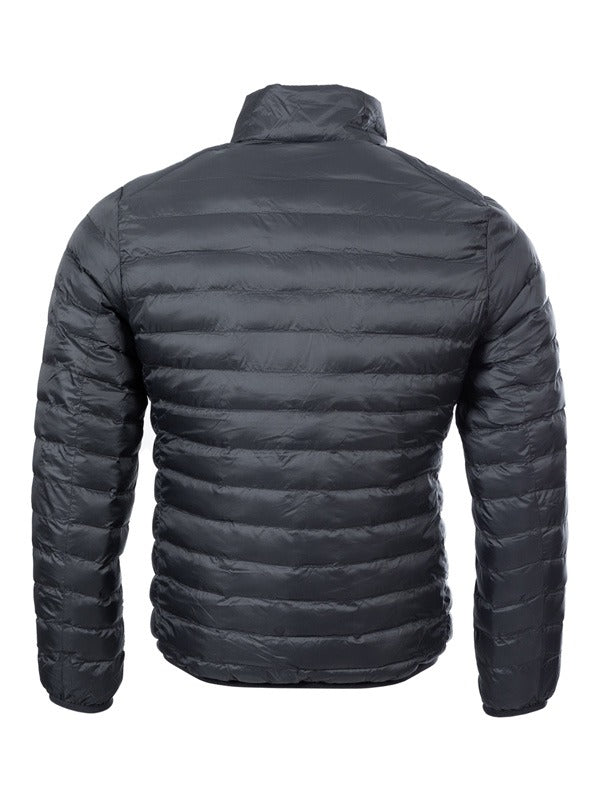 Two Bare Feet Quilted Down Jacket (Black)