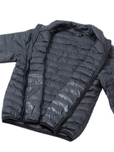 Two Bare Feet Quilted Down Jacket (Black)
