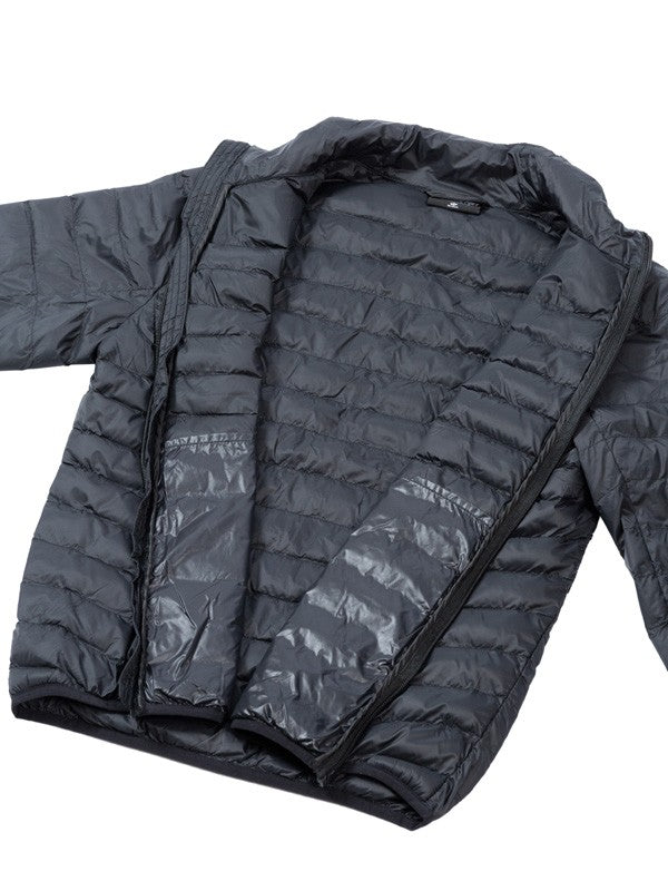 Two Bare Feet Quilted Down Jacket (Black)