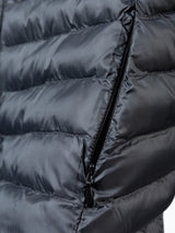 Two Bare Feet Quilted Down Jacket (Black)