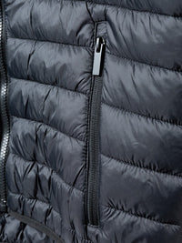 Two Bare Feet Quilted Puffer Jacket (Black)