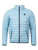 Two Bare Feet Quilted Puffer Jacket (Grey/Blue)