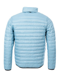 Two Bare Feet Quilted Puffer Jacket (Grey/Blue)