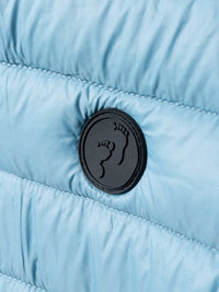 Two Bare Feet Quilted Puffer Jacket (Grey/Blue)