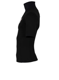 Two Bare Feet Adults Thermal Short Sleeve Rash Vest (Black)