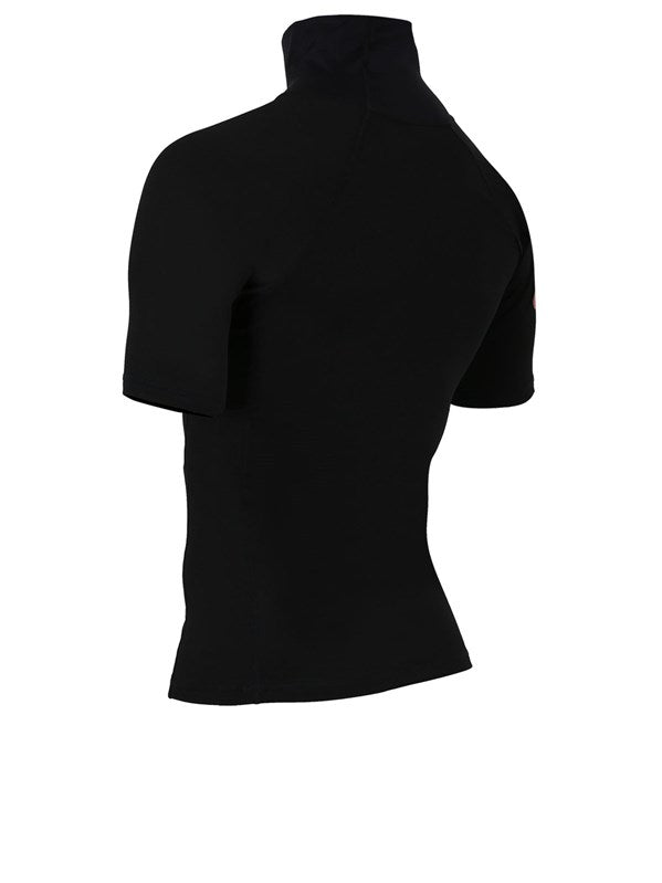 Two Bare Feet Adults Thermal Short Sleeve Rash Vest (Black)