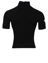 Two Bare Feet Adults Thermal Short Sleeve Rash Vest (Black)