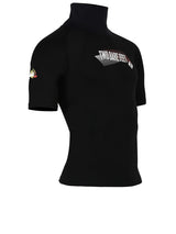 Two Bare Feet Adults Thermal Short Sleeve Rash Vest (Black)