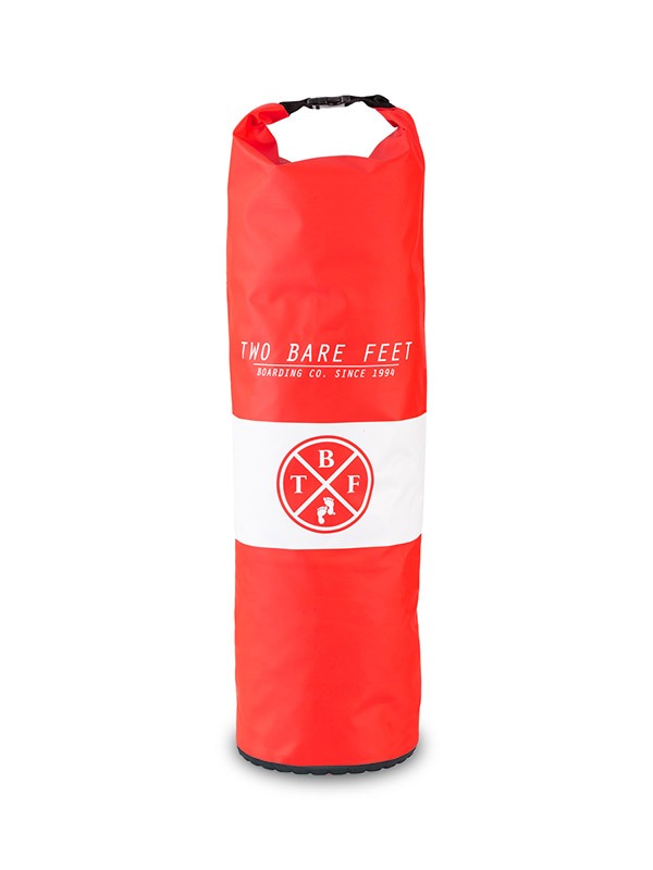 Two Bare Feet 30 Litre Waterproof Dry Bag / Inflatable Bodyboard Carry Bag (Red)