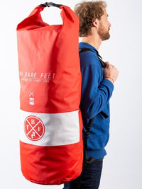 Two Bare Feet 60 Litre Waterproof Dry Bag / Inflatable Surfboard Carry Bag (Red)