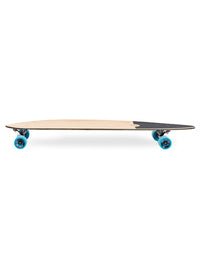 Two Bare Feet "The Ribeira" 44in Canadian Maple Longboard Skateboard Complete (Blue Wheels)