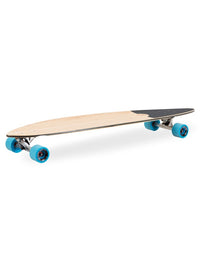 Two Bare Feet "The Ribeira" 44in Canadian Maple Longboard Skateboard Complete (Blue Wheels)