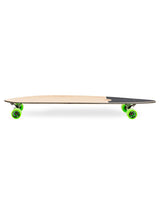Two Bare Feet "The Ribeira" 44in Canadian Maple Longboard Skateboard Complete (Green Wheels)