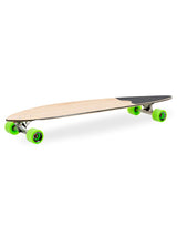 Two Bare Feet "The Ribeira" 44in Canadian Maple Longboard Skateboard Complete (Green Wheels)