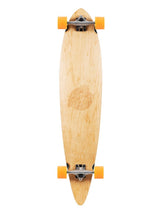 Two Bare Feet "The Ribeira" 44in Canadian Maple Longboard Skateboard Complete (Orange Wheels)