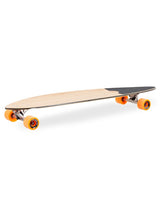 Two Bare Feet "The Ribeira" 44in Canadian Maple Longboard Skateboard Complete (Orange Wheels)