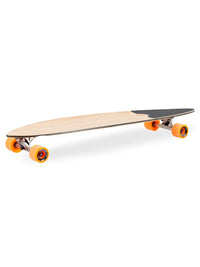Two Bare Feet "The Ribeira" 44in Canadian Maple Longboard Skateboard Complete (Orange Wheels)