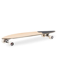 Two Bare Feet "The Ribeira" 44in Canadian Maple Longboard Skateboard Complete (White Wheels)