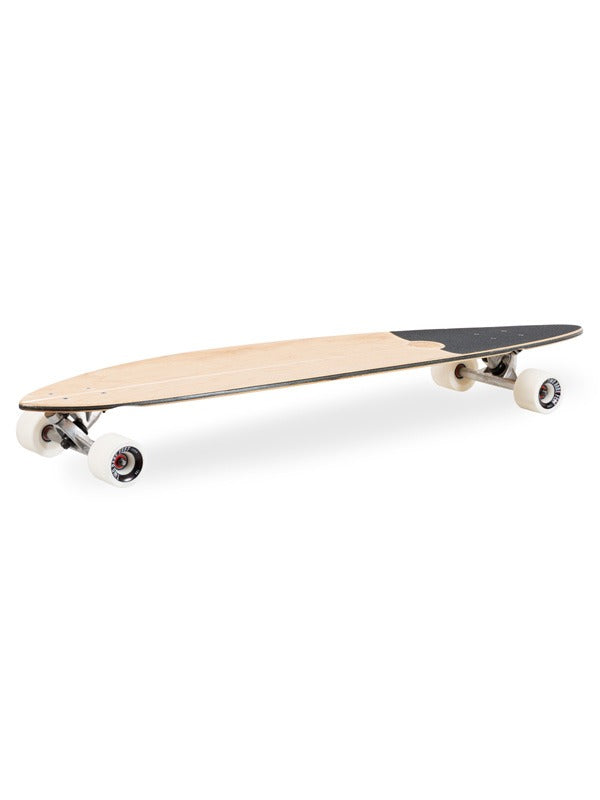 Two Bare Feet "The Ribeira" 44in Canadian Maple Longboard Skateboard Complete (White Wheels)