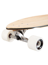 Two Bare Feet "The Ribeira" 44in Canadian Maple Longboard Skateboard Complete (White Wheels)