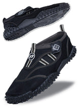 Two Bare Feet Rockpool Adults Aqua Shoes (Black)