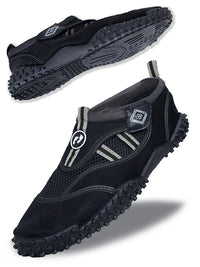 Two Bare Feet Rockpool Adults Aqua Shoes (Black)