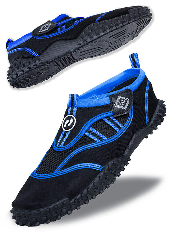 Two Bare Feet Rockpool Junior Aqua Shoes (Blue)