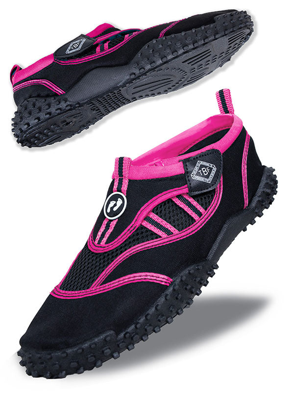 Two Bare Feet Rockpool Adults Aqua Shoes (Pink)