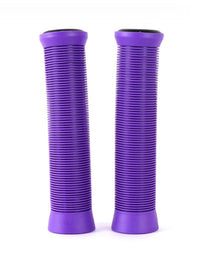 TBF Ultra Series Rubber Handlebar Grips Pair (Purple)