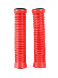 TBF Ultra Series Rubber Handlebar Grips Pair (Red)