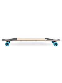 Two Bare Feet Santa Maria 42in Canadian Maple Longboard Skateboard Complete (Blue Wheels)