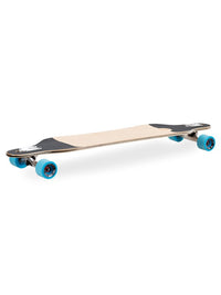 Two Bare Feet Santa Maria 42in Canadian Maple Longboard Skateboard Complete (Blue Wheels)