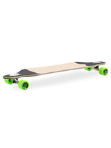 Two Bare Feet Santa Maria 42in Canadian Maple Longboard Skateboard Complete (Green Wheels)