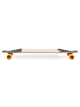 Two Bare Feet Santa Maria 42in Canadian Maple Longboard Skateboard Complete (Orange Wheels)
