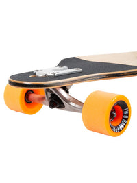 Two Bare Feet Santa Maria 42in Canadian Maple Longboard Skateboard Complete (Orange Wheels)