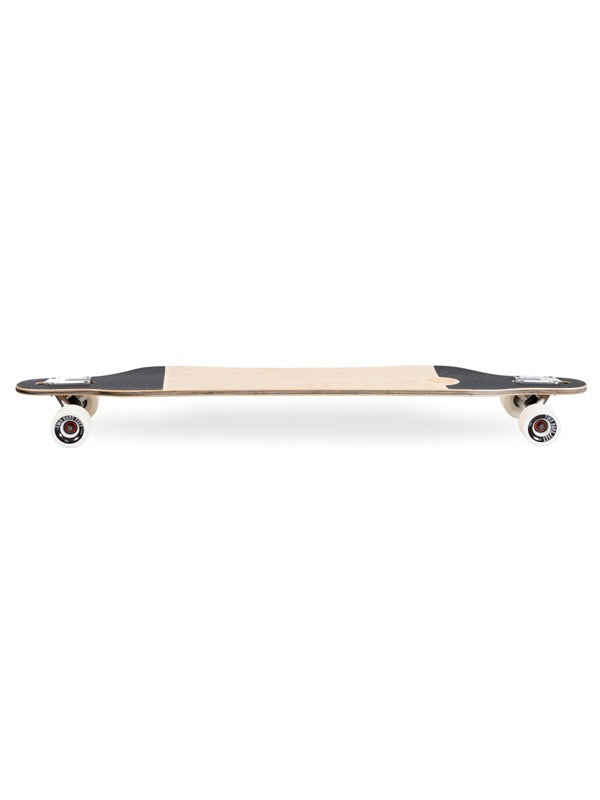 Two Bare Feet Santa Maria 42in Canadian Maple Longboard Skateboard Complete (White Wheels)