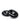 TBF Alloy Series Scooter Wheels - 5 Star (Plain Black Pair 2 x Wheels)