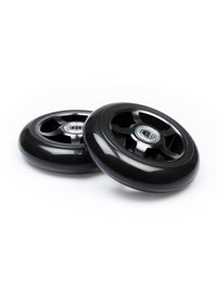TBF Alloy Series Scooter Wheels - 5 Star (Plain Black Pair 2 x Wheels)